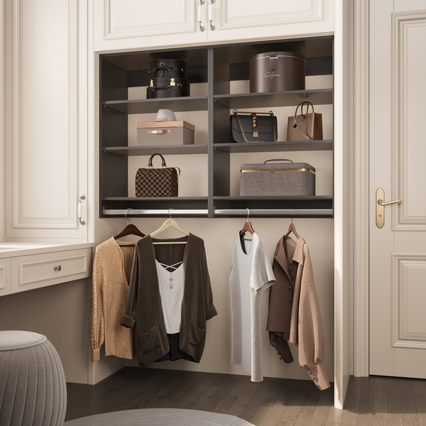 YChoiceMe Double-Open Hanging Wardrobe
