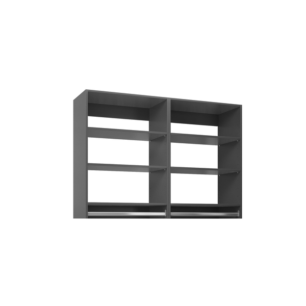 YChoiceMe Double-Open Hanging Wardrobe