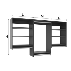 YChoiceMe EasyFit Closet Organizers
