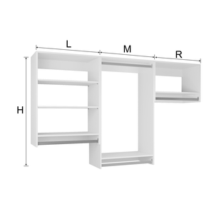YChoiceMe Black Modular Closets