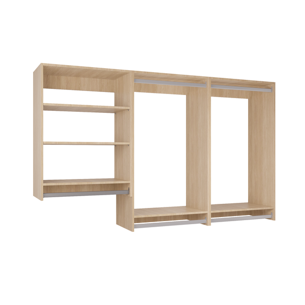 YChoiceMe 3-Piece Hanging Closet Organizer