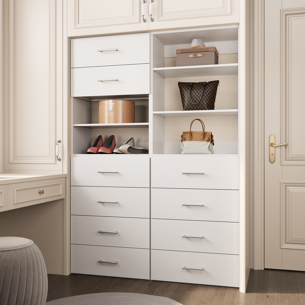YChoiceMe 10 Drawer Shelf Closet Tower