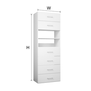 YChoiceMe Wooden Chest Of Drawers