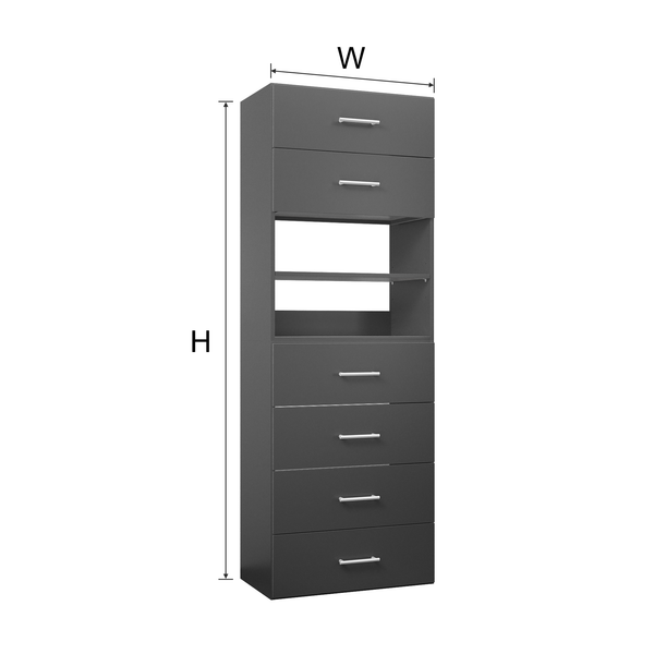 YChoiceMe Wooden Chest Of Drawers