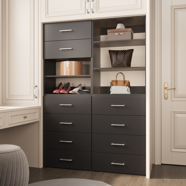 YChoiceMe 10 Drawer Shelf Closet Tower