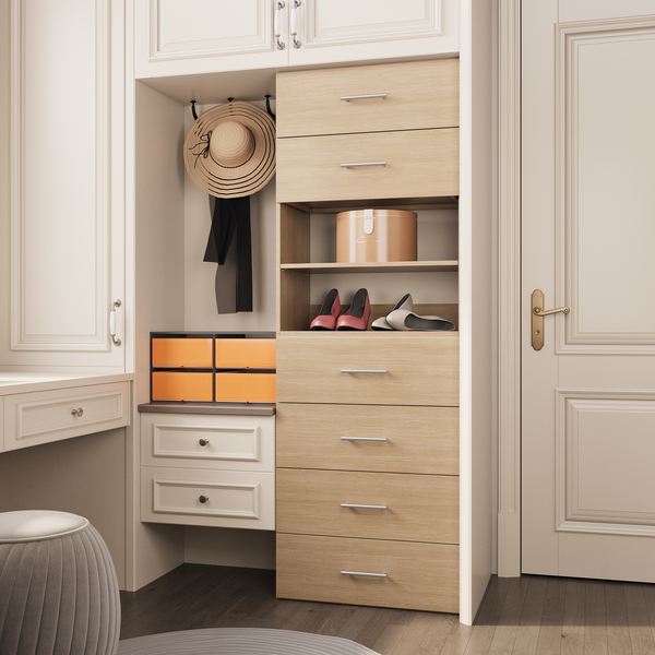 YChoiceMe Wooden Chest Of Drawers