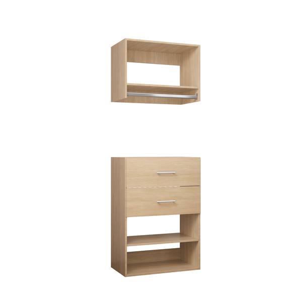 YChoiceMe Hallway Clothes Closet with 2 Drawers