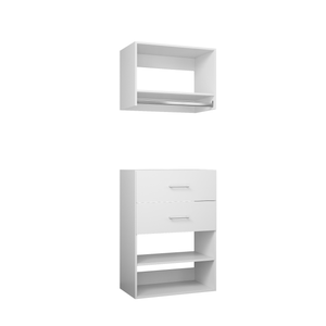 YChoiceMe Hallway Clothes Closet with 2 Drawers