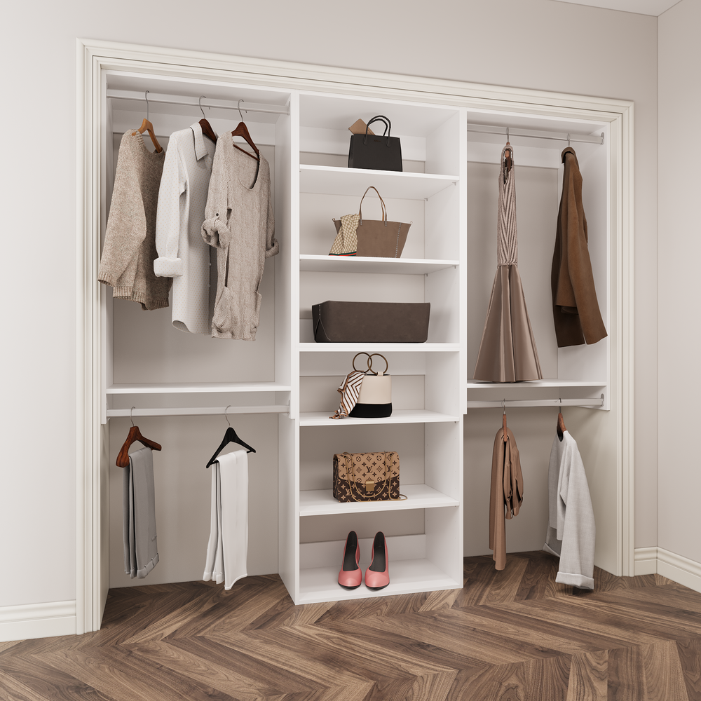 YChoiceMe 4 Hanging Closet Organization System