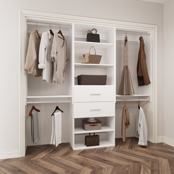 YChoiceMe Modular Hanging Wardrobe With Drawers
