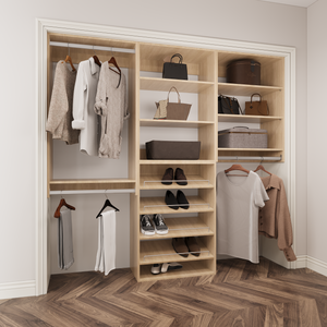 Modular Storage 58.5" W - 94.5" W Closet System