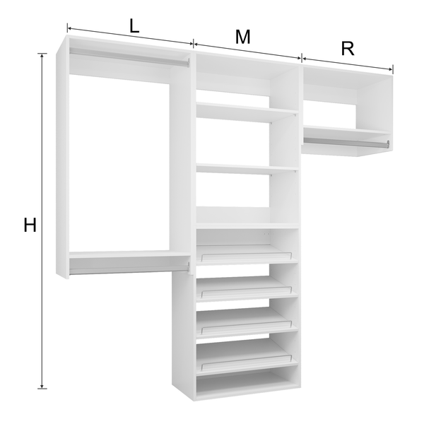 YChoiceMe Modular Closet System - A Bedroom