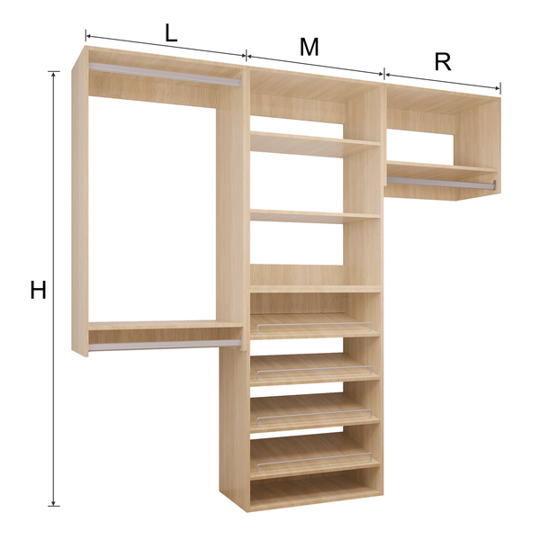 YChoiceMe Modular Closet System - A Bedroom