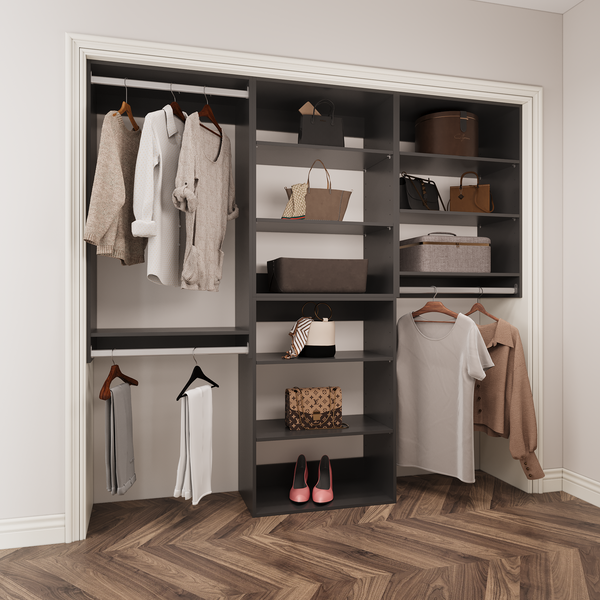 YChoiceMe Easy Track Premium Tower Closet Storage Organizer