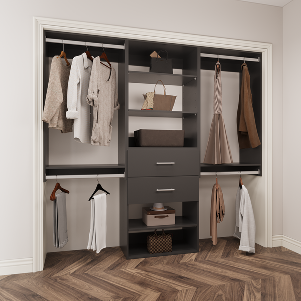 YChoiceMe Modular Hanging Wardrobe With Drawers