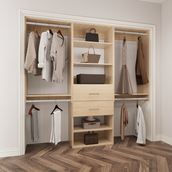 YChoiceMe Modular Hanging Wardrobe With Drawers