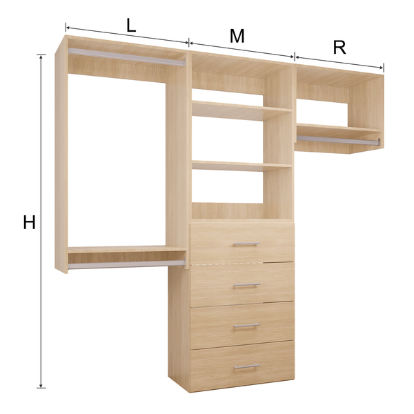 Open Shelf Storage Cabinets