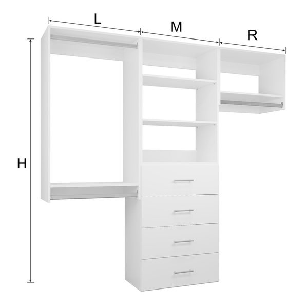 Open Shelf Storage Cabinets