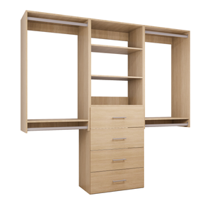 YChoiceMe Modular Closets Closet Kit with Hanging