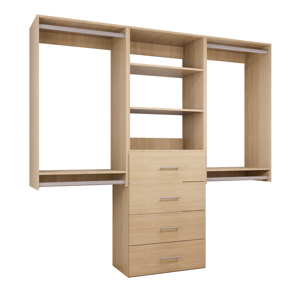YChoiceMe Modular Closets Closet Kit with Hanging