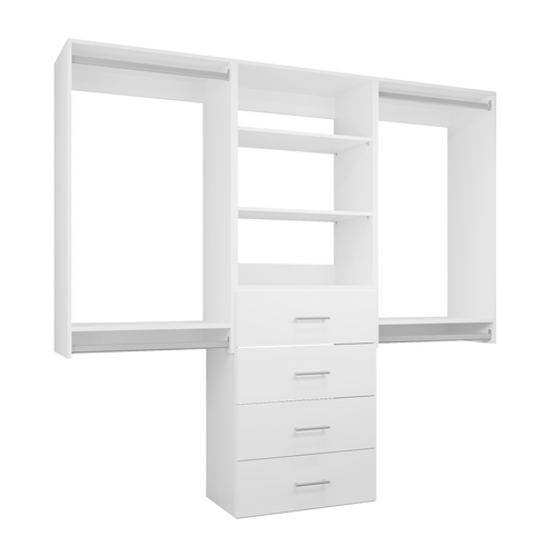 YChoiceMe Modular Closets Closet Kit with Hanging