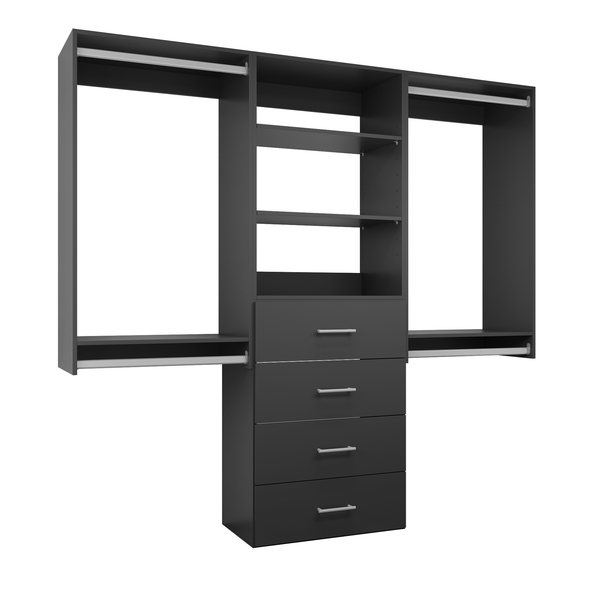 YChoiceMe Modular Closets Closet Kit with Hanging